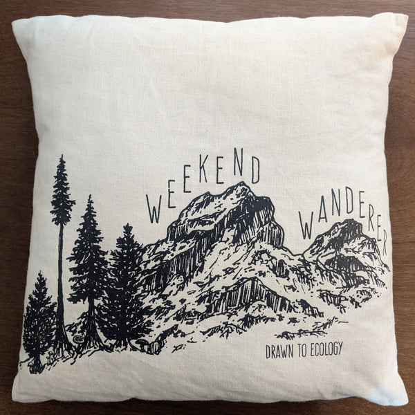 Weekend Wanderers Throw Pillow Case