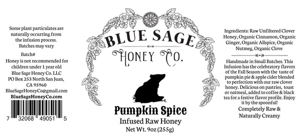 Pumpkin Spice Infused Honey [9oz.]